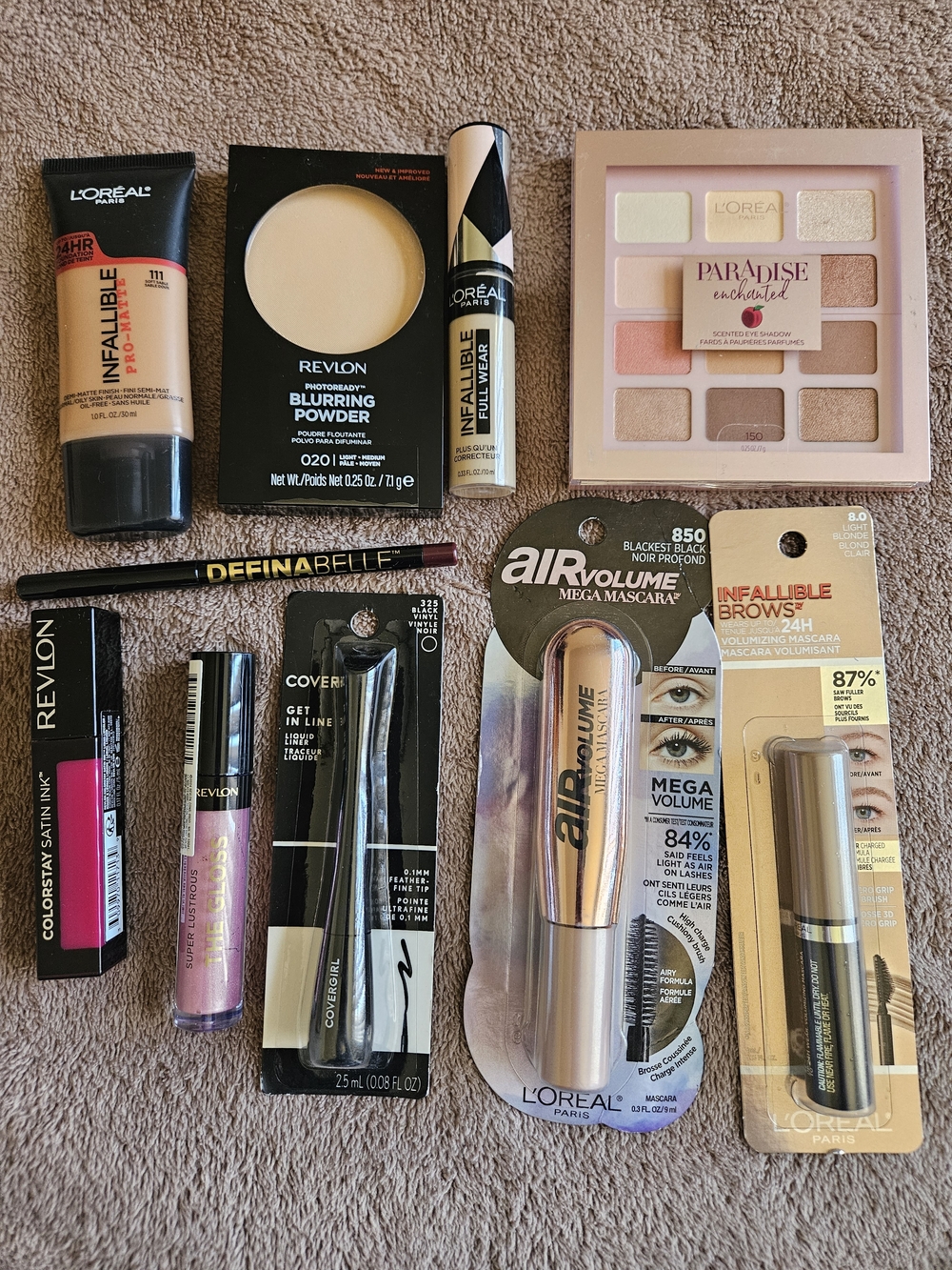 Women's Eyes, Face & Lips Makeup Set